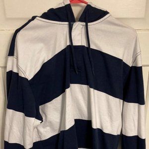 Champs - XL Navy and White Hoodie